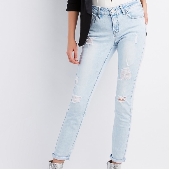 charlotte russe distressed jeans